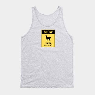 Phish Llama - SLOW LLAMA PLAYING Tank Top